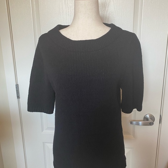 Talbots Sweaters - Talbots NWT Navy Blue Cowl Neck Sweater, Size M